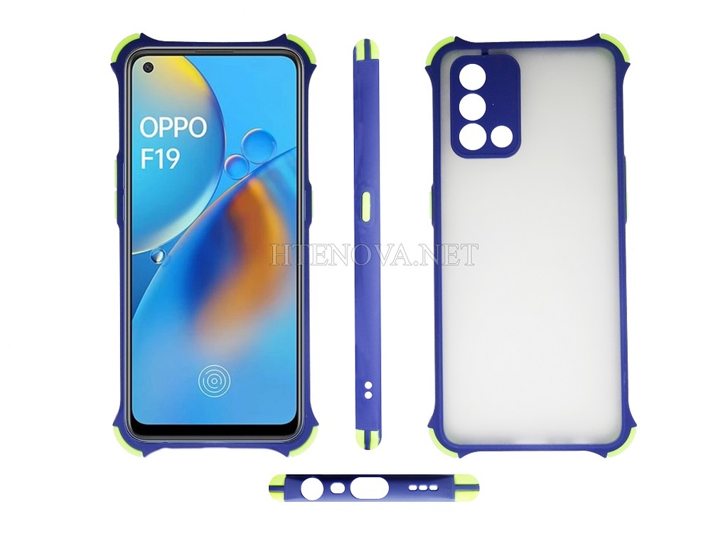 [PO6BOF19-4] OPPO F19 Matte Color Button Back Case