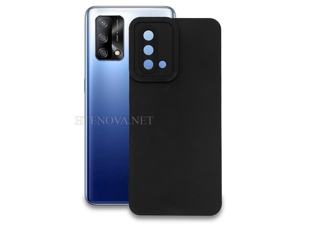 [PO14BOF19-1-2] OPPO F19 Back Case Soft Silicone (BLACK)
