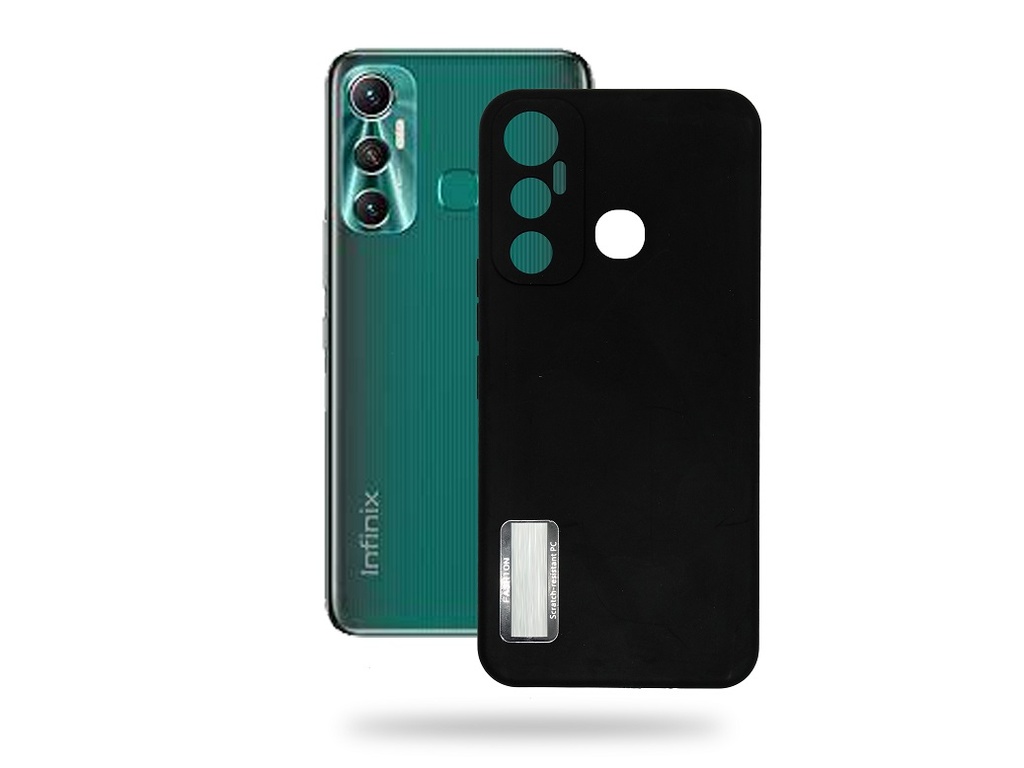 [PO14BiHOT11-3-2] Infinix Hot 11 Soft Silicone Back Case (Archive by Muneeb old pouch ids) (BLACK)