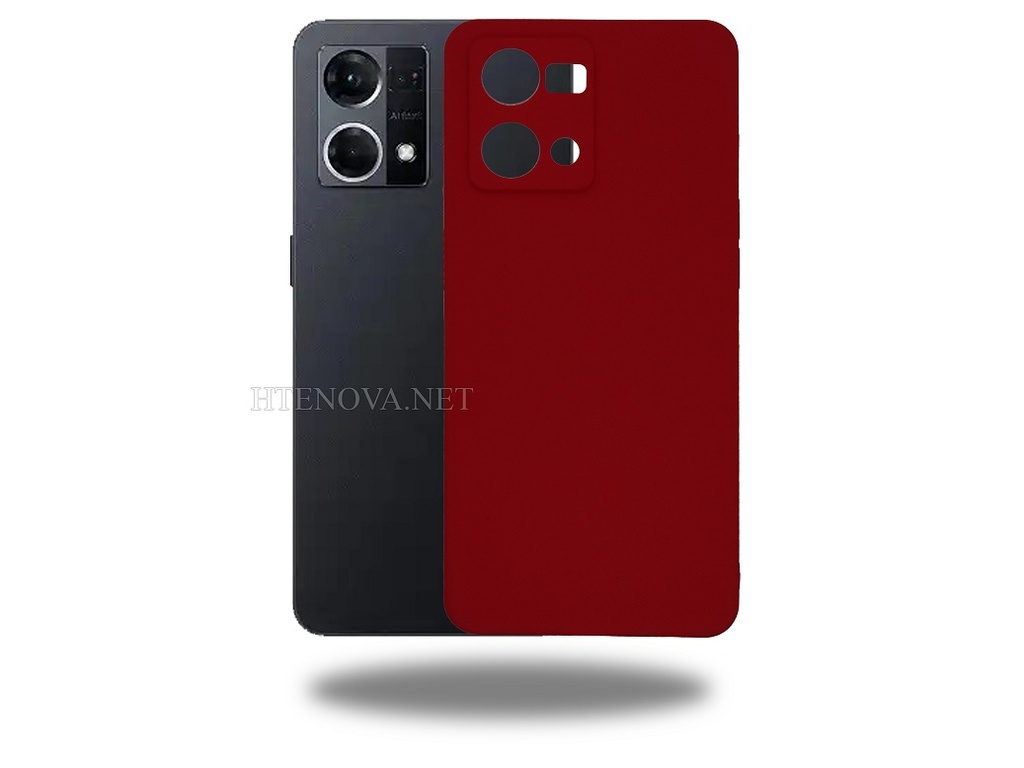[PO14BOF21PR-4-4] OPPO F21 Pro Camera Protection Soft Silicone Case (Archive by Muneeb old pouch ids) (RED)