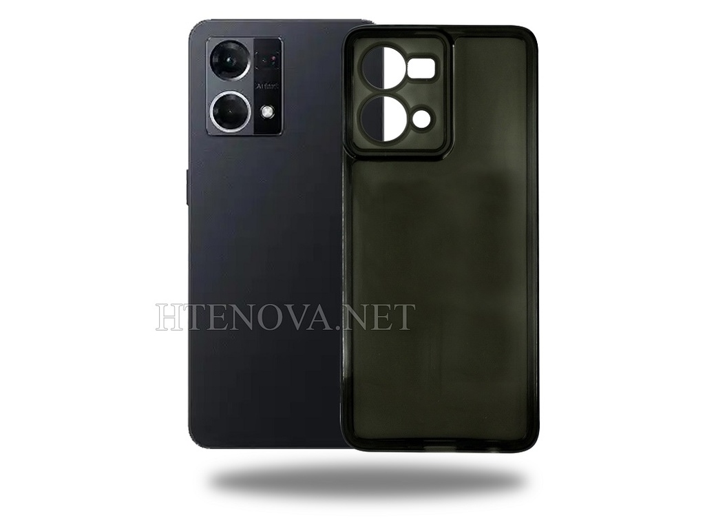 [PO15BOF21PR-1-2] OPPO F21 Pro Crystal Silicone Back Case (Archive by Muneeb old pouch ids) (BLACK)