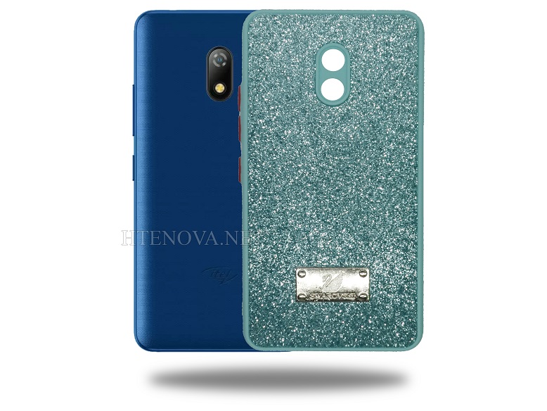 [PO9BiTA26-2-3] iTel A26 Swarovski Glitter Back Case (Archive by Muneeb old pouch ids) (BLUE)