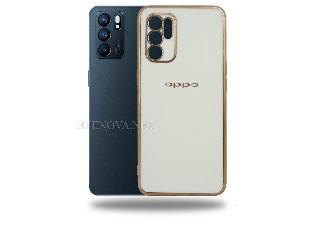 OPPO Reno 6 Soft Silicone Chrome Case (Archive by Muneeb old pouch ids)