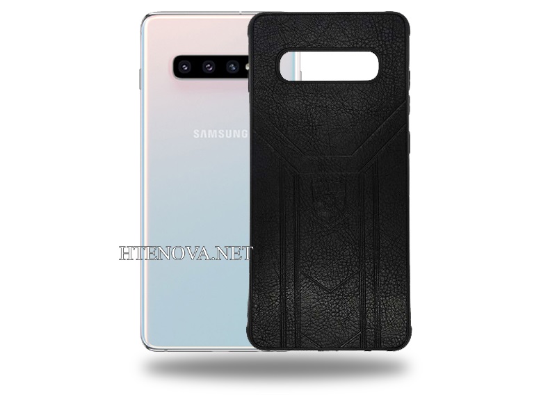 Samsung S10 Plus Leather Back Case