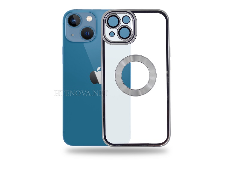 iPhone 13 Soft Silicone Chrome Case