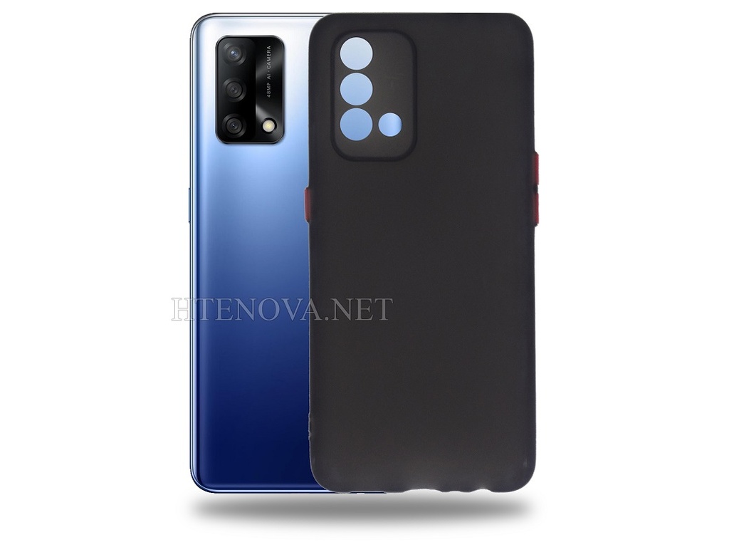 OPPO A74 Crystal Color Button Silicone Case