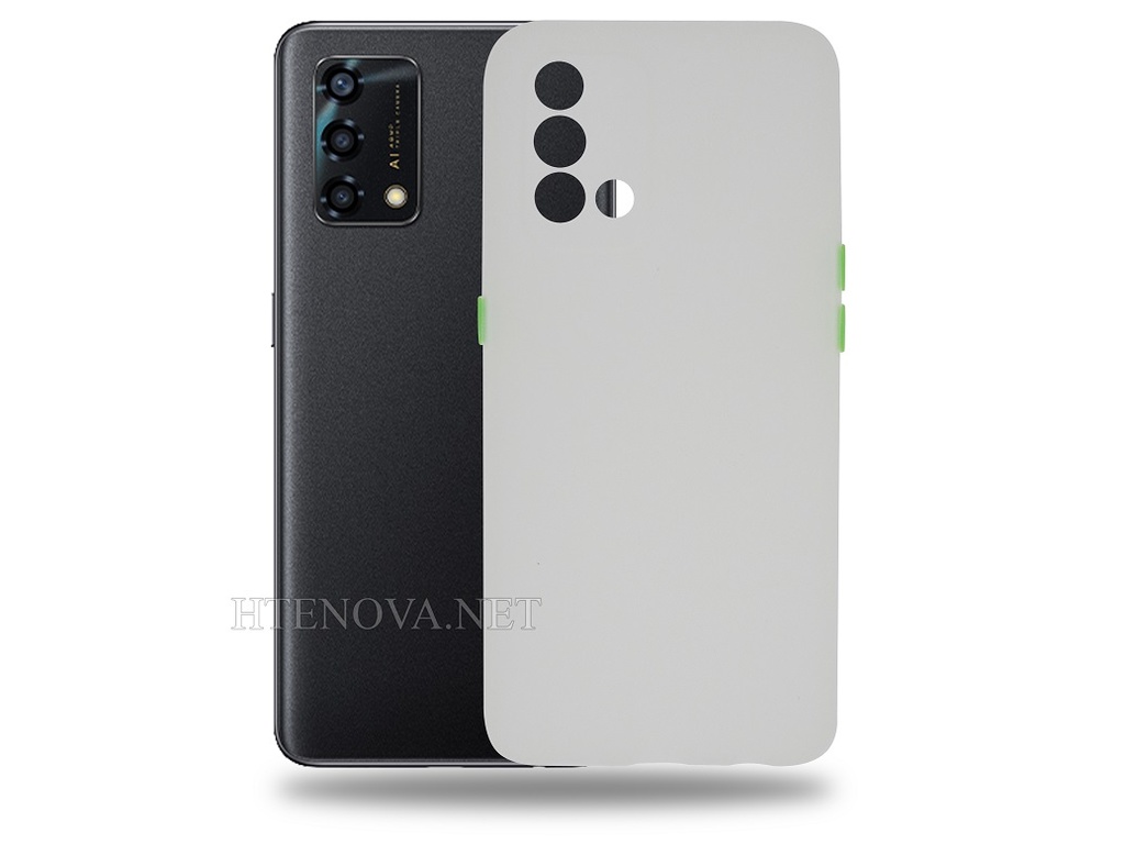 OPPO A95 Crystal Color Button Silicone Case