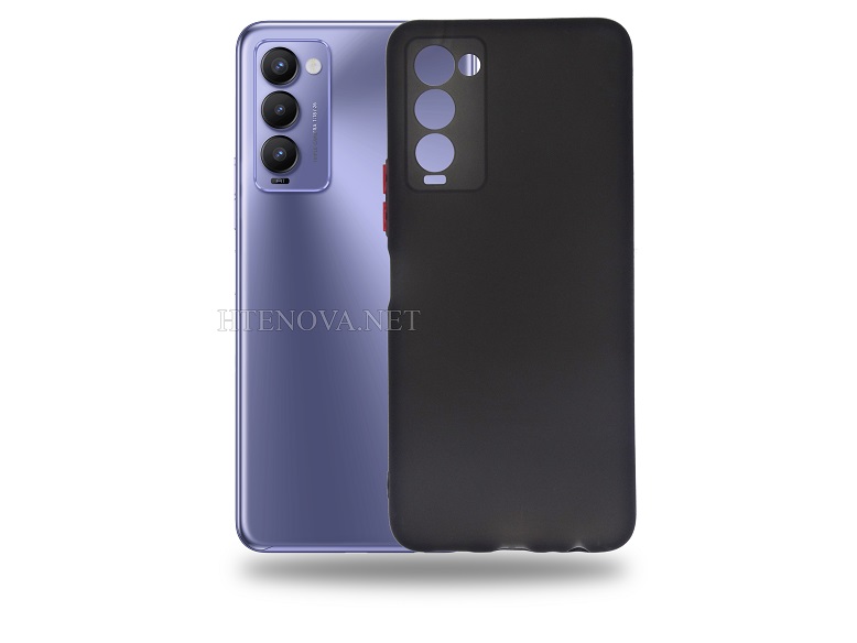 Tecno Camon 18 Crystal Color Button Silicone Case