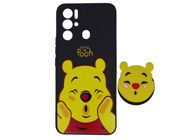 Tecno Pove Neo Pop Socket Kitty Case 