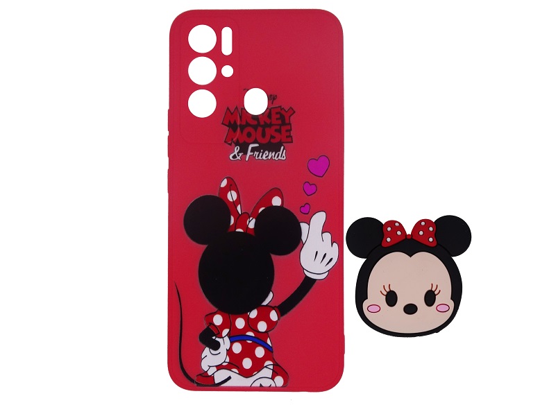 Tecno Pove Neo Pop Socket Kitty Case  (Archive by Muneeb old pouch ids)