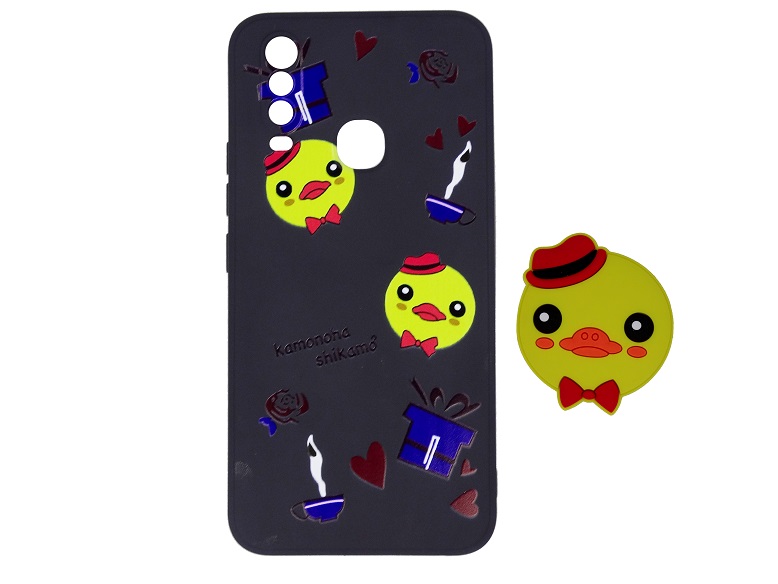 VIVO Y15 Pop Socket Kitty Case 