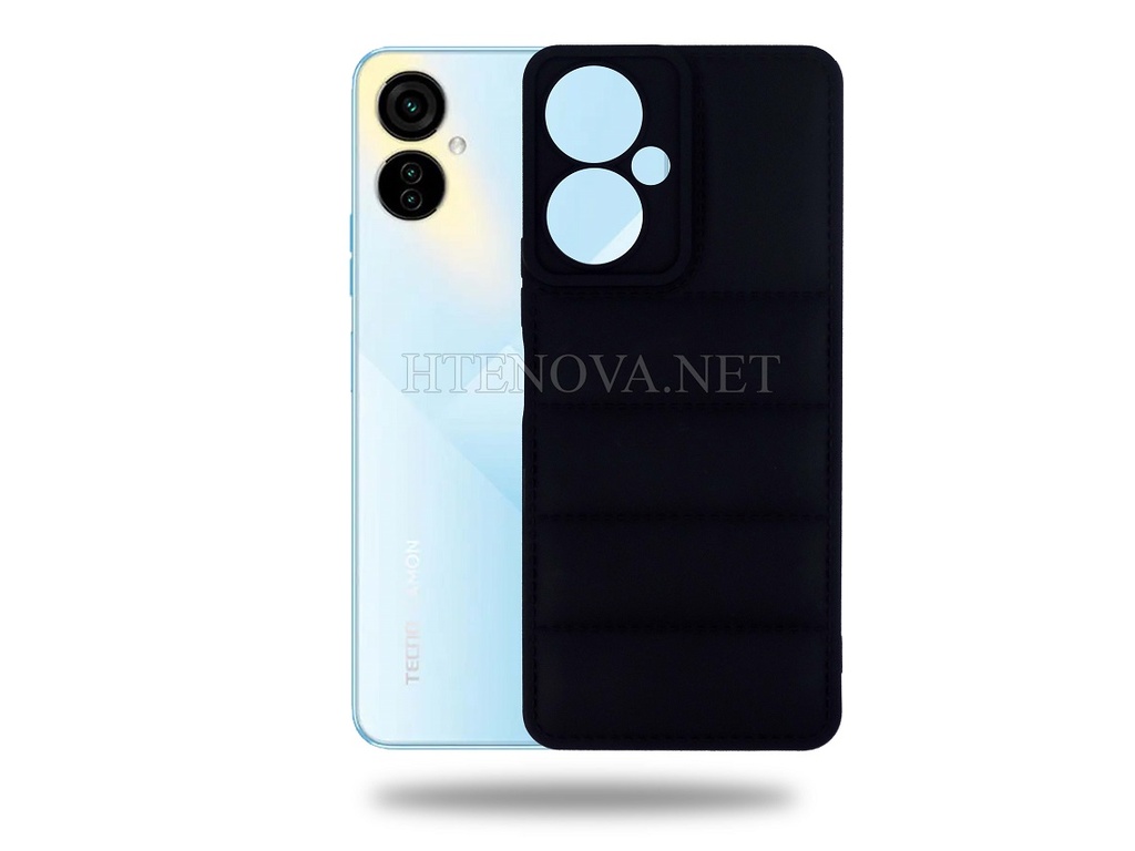 [PO14BTCMN19PR-13-2] TECNO CAMON 19 Pro Back Soft Silicon Case (Archive by Muneeb old pouch ids) (BLACK)
