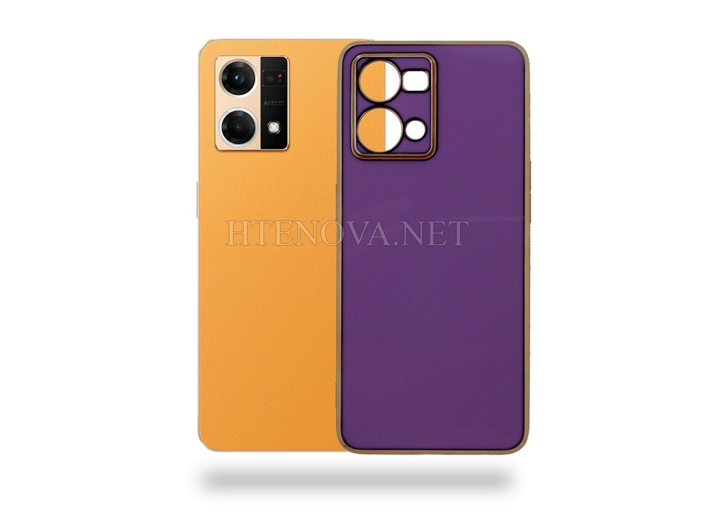 [PO29BOF21PR-10-12] OPPO F21 Pro Soft Silicone Chrome Case (Archive by Muneeb old pouch ids) (PURPLE)