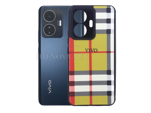 [PO18BViY55-4] Vivo Y55 Leather Back Case