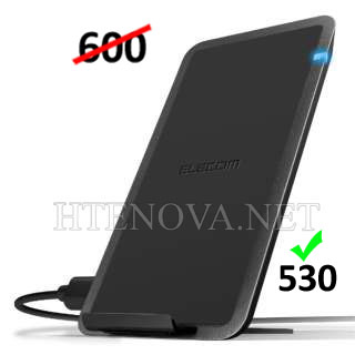 [C1W1W1LM-5] Wireless Charging Stand ELECOM 5W