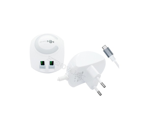 [C1C3T1HH-1] Type-C Clever Charger With 2 Extra USB Ports HH Repid 4