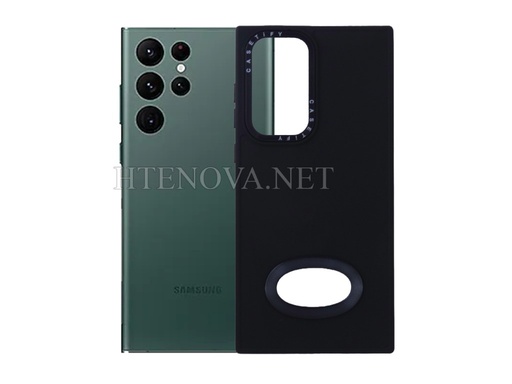 Samsung S22 Ultra Chrome Back Case (Archive by Muneeb old pouch ids)