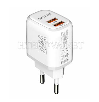 [C1A2S1HTU-1] Travel Charging Adapter 2 USB Port HOTTU FC18
