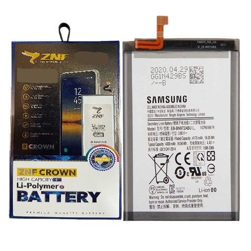 [BTSNT10PL-25] Samsung Note (10) Plus Battery ZNF (BN972ABU)