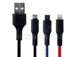 [DCU3S1-4] Multi Data Charging Cable 3 in1