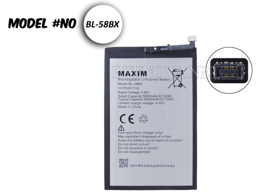 [BT 58BX-20] infinix Hot 9 Play Battery MAXiM