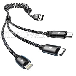 [DCU3S1-5] Multi Data Charging Cable 3 in1 AOJi