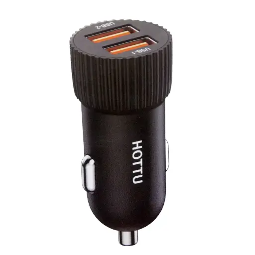 [C2A2S1HTU-2] Car Charging Adapter 2 USB Ports HOTTU CC02 15W