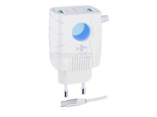 [C1C3T2HH-7] Type-C Qualcomm Charger with 2 Extra USB Ports HH Blaze 4 WAVE