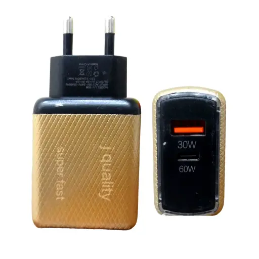 [C1A1T.S2LM-3] PD+USB Charging Adapter 30W+60W J Quilty