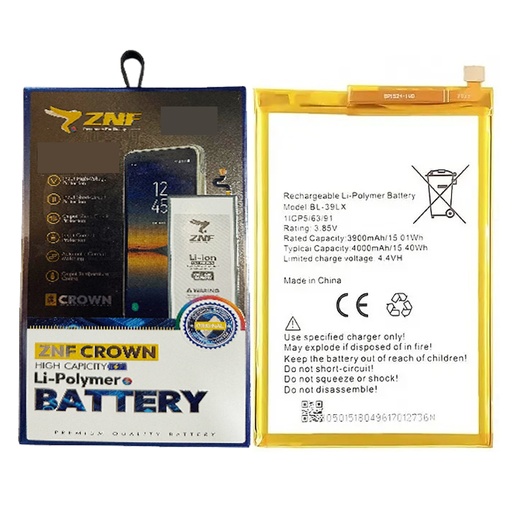 [BTiN39LT-25] infinix Smart (4) Battery ZNF (BL-39LT)