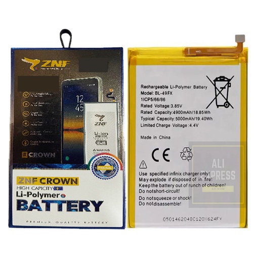 [BTiN49FX-25] infinix Hot (8) X(650) Battery ZNF (49FX)