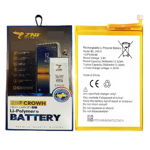 [BTiN39KX-25] infinix Smart (3) Plus Battery ZNF (39KX) 