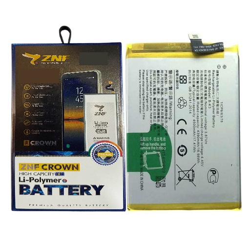 [BTViS1PR-25] Vivo S(1) Pro Battery ZNF (B-K3)