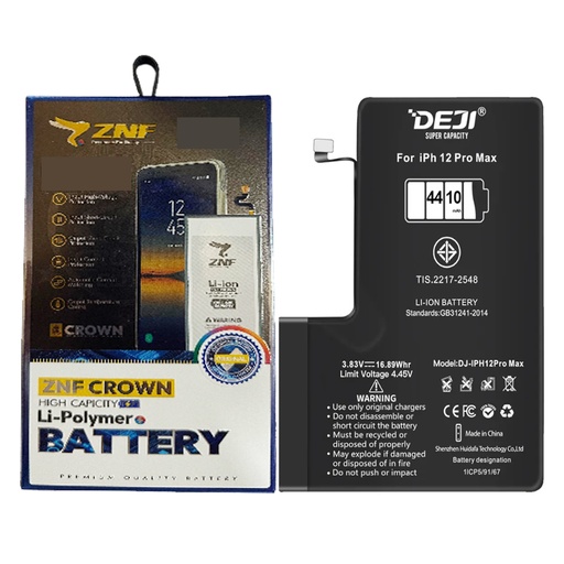 [BTiP12PRMX-25] iPhone (12) Pro Max Battery ZNF