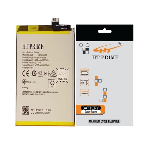 [BTORN5-15] Oppo Reno (5) Battery HT Prime  (BLP819)