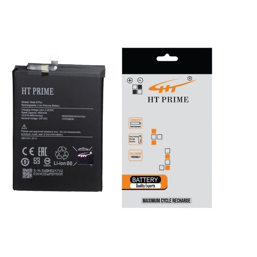 [BTMiBN52-15] Redmi Note (9) Pro Battery HT Prime (BN-52)