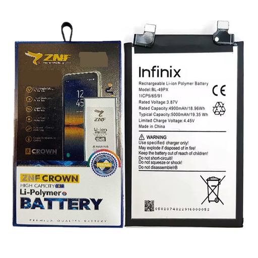 [BTiN49TX-25] infinix Note (30) Battery ZNF (49TX)