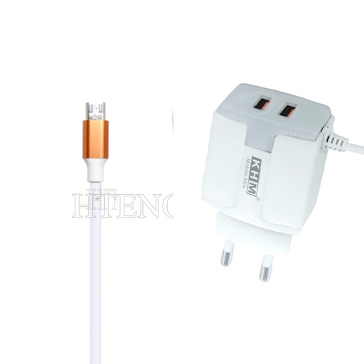 [C1C3M1KHM-2] MICRO CHARGER WITH 2 USB PORT KHM M65