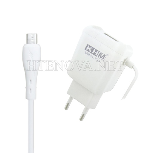 [C1C2M1KHM-3] MICRO CHARGER WITH USB PORT KHM M05