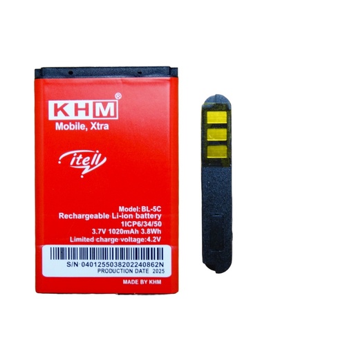 [BTiT1100-7] [BTiT1100-7] iTEL 5C Battery KHM