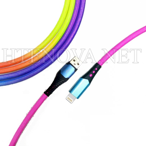 [DCL3S9-8] [DCL3S9-8] iPHONE DATA CHARGING CABLE Rainbow 