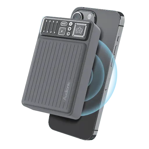 [PB20AD-4] FAST CHARGING POWER BANK WIRELESS AUDIONIC Magneto Pro Max 20000mah