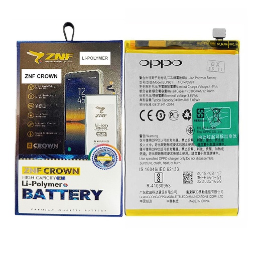 [BTOF7-25] Oppo F(7) Battery ZNF (BLP661)