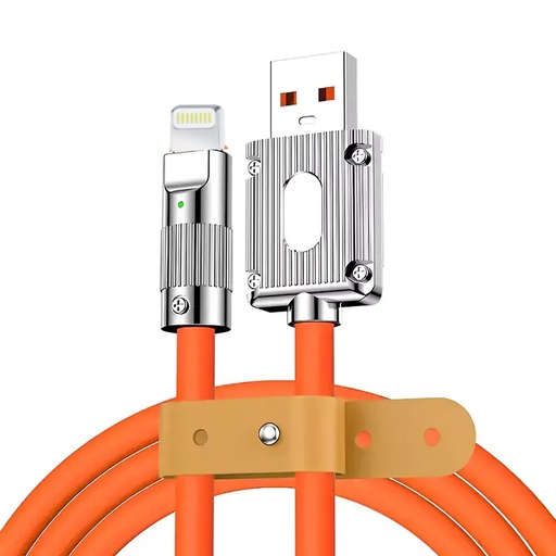 [DCL4S1-2] iPHONE Data Charging Cable Orange