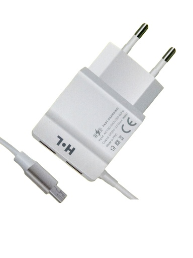 [C1C3M1LM-36] MICRO CHARGER DUAL USB PORTS 3.0A H.L G-36