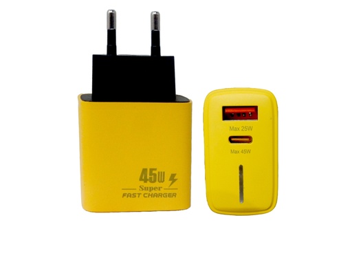 [C1A2T.S2LM-9] PD & USB PORTS CHARGING ADAPTOR 45W 