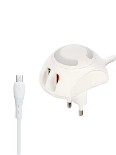 [C1C3M2KHM-3] MICRO CHARGER WITH 2 USB PORTS KHM M90