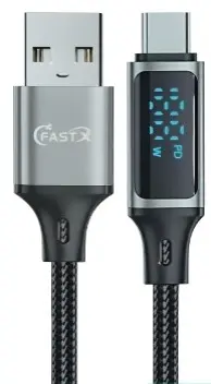 [DCT3S1-96] TYPE-C DISPLAY CABLE FASTX X-01 65W 