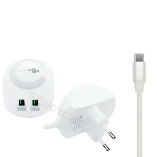 [C1C3T1HH-4] TYPE C Charger With 2 Extra USB Ports HH Rapid 4 iNTELLECT