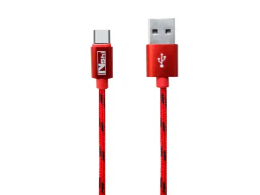 [DCT4S9-5] Type C Data Cable 1.5 M RED METAL